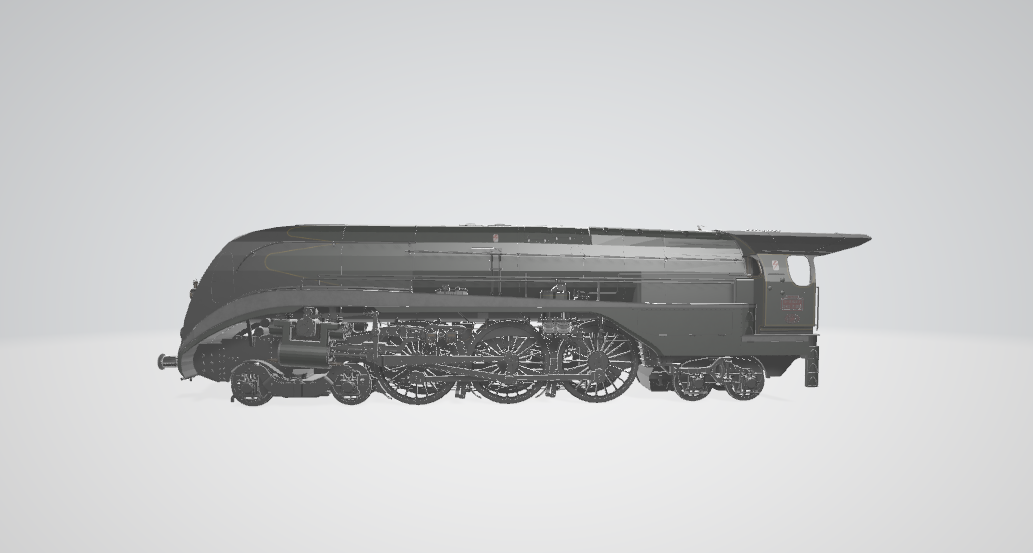 Steam Locomotive 232 R1 - Steam locomotive 3D model