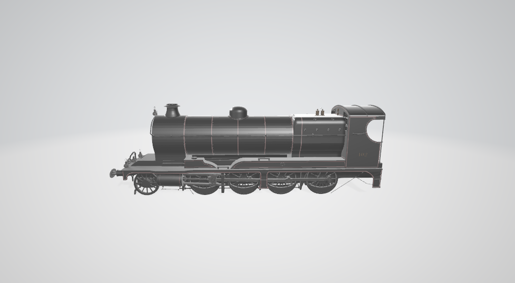 Steam Locomotive GCR 8K