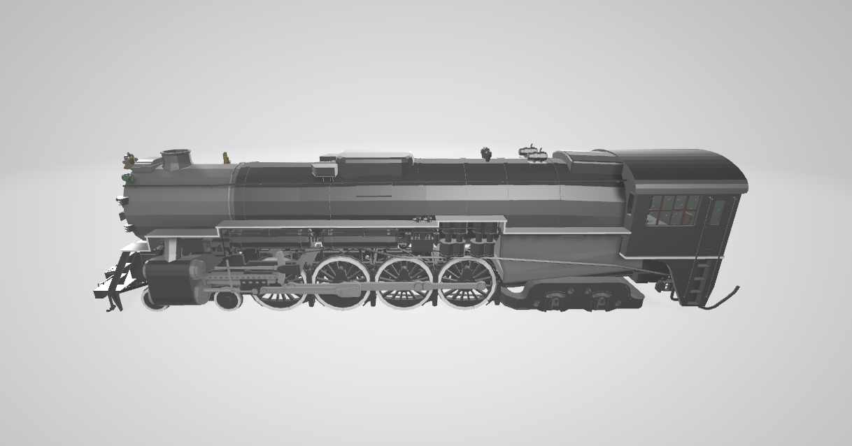 Steam Locomotive RP Mk1 Northern - Steam locomotive 3D model