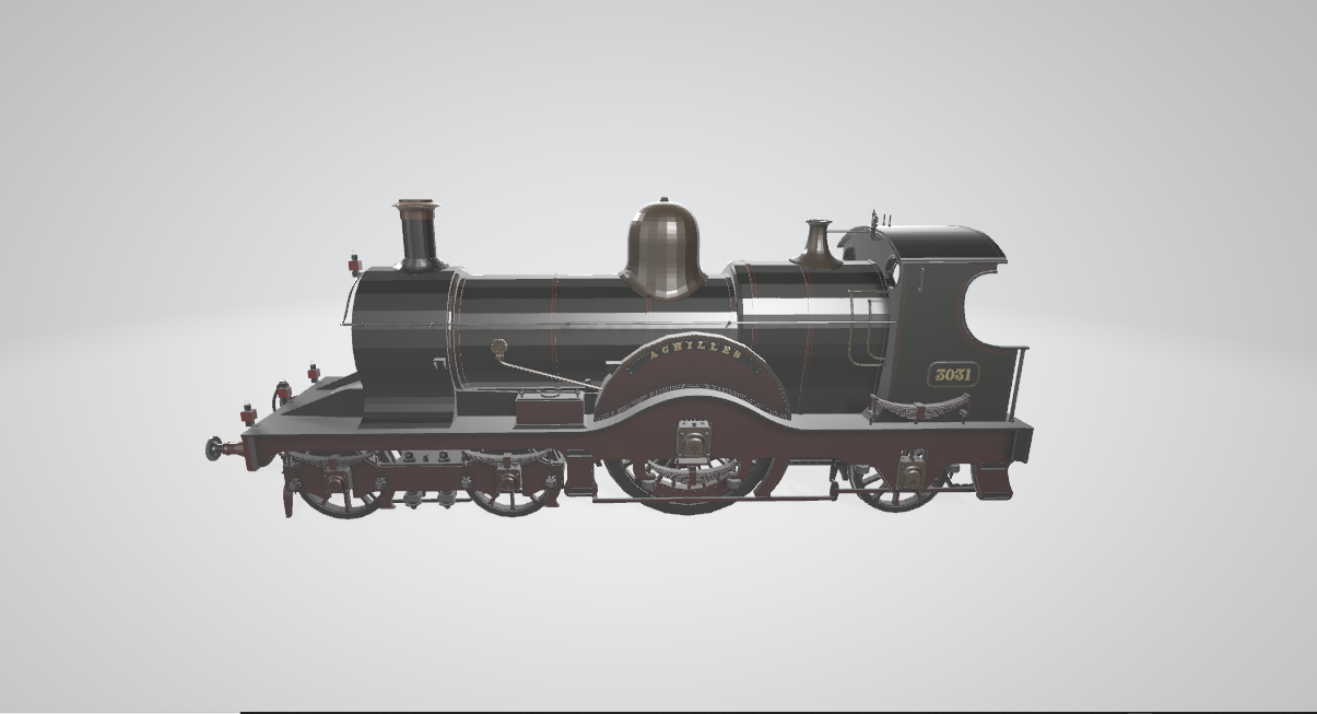 Steam Locomotive WHR Fairlie - Steam locomotive 3D model
