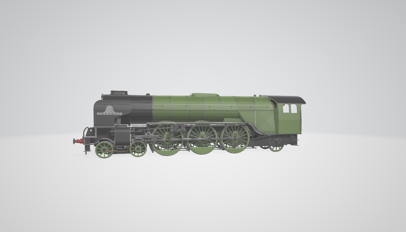 Steam Locomotive A1 Peppercorn - Steam locomotive 3D model