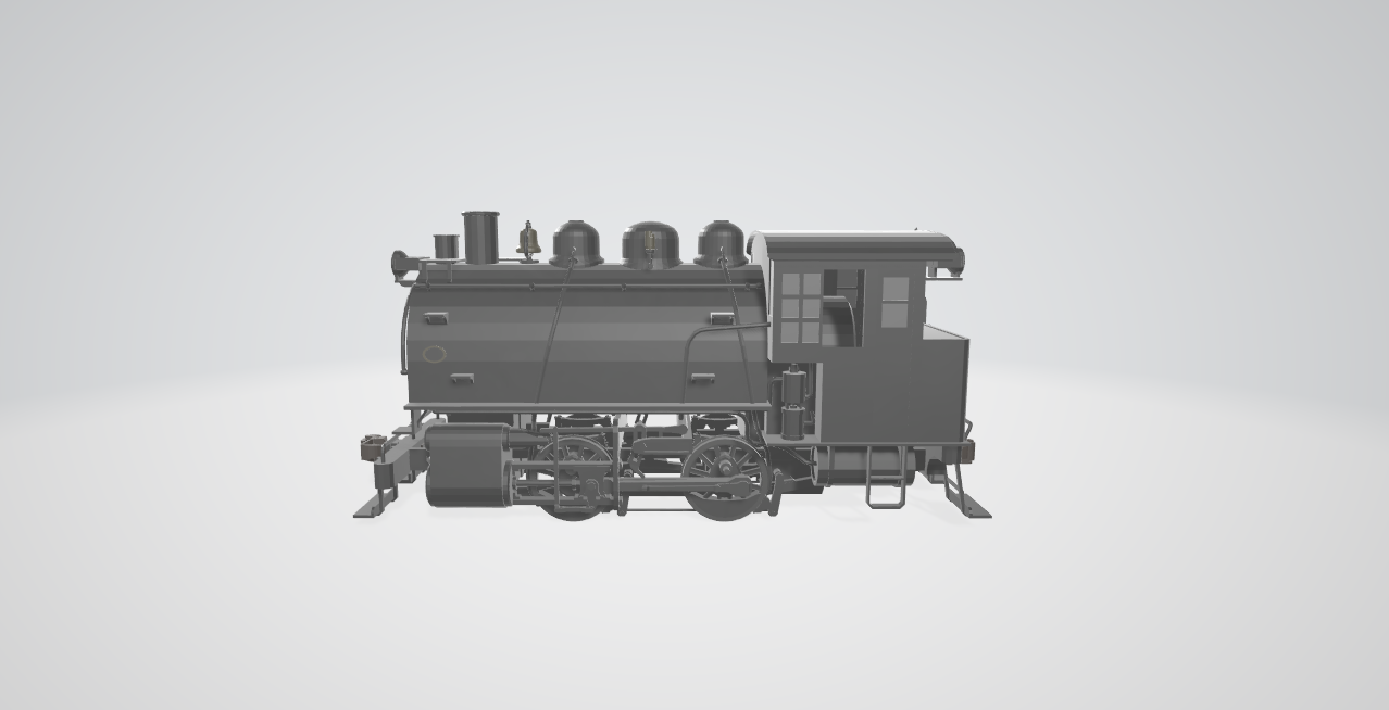 Steam Locomotive C16 - Steam locomotive 3D model