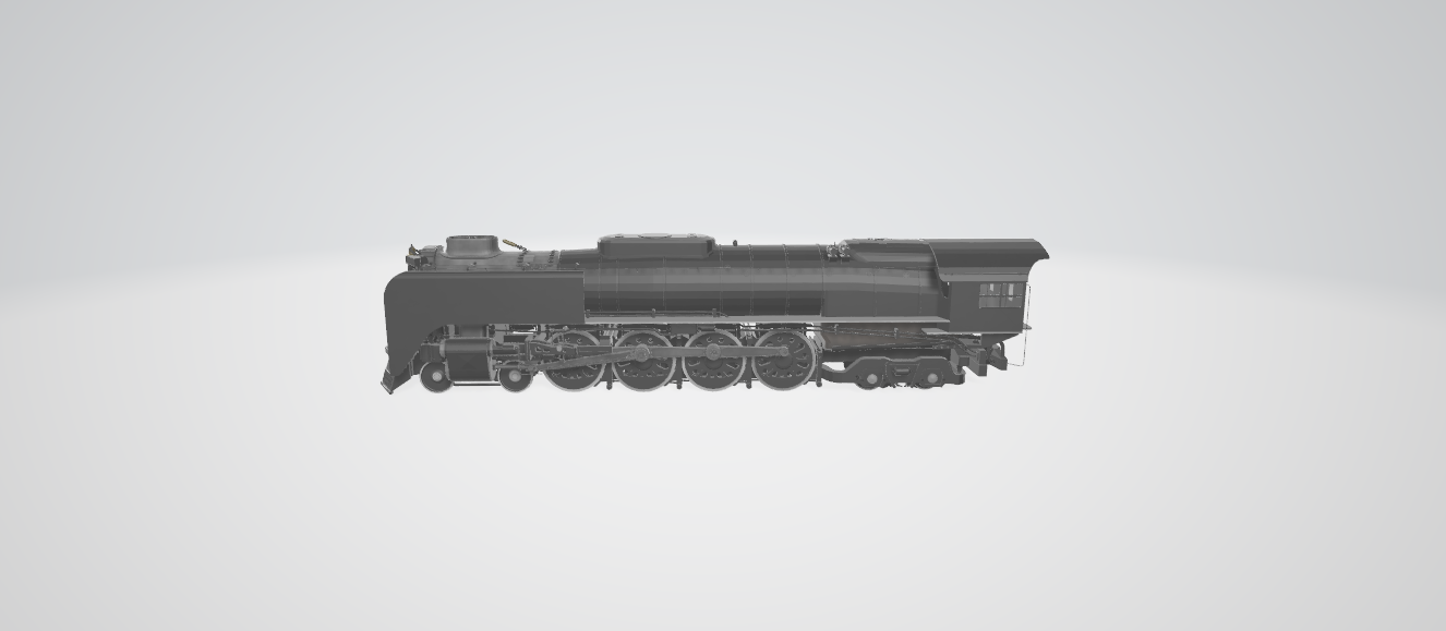 Steam Locomotive FEF-3 Northern - Steam locomotive 3D model