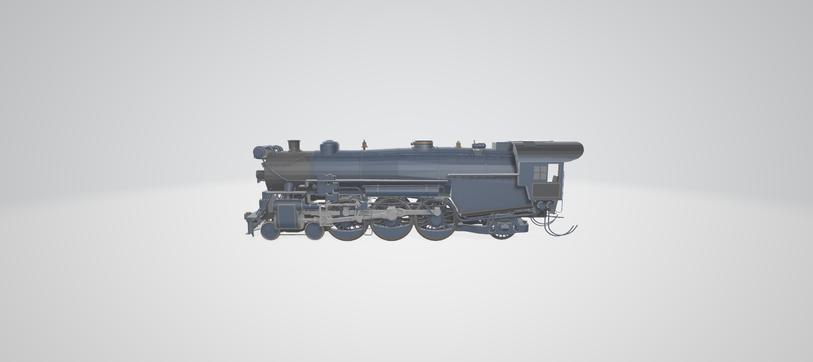 Steam Locomotive G-3 Class - Steam locomotive 3D model