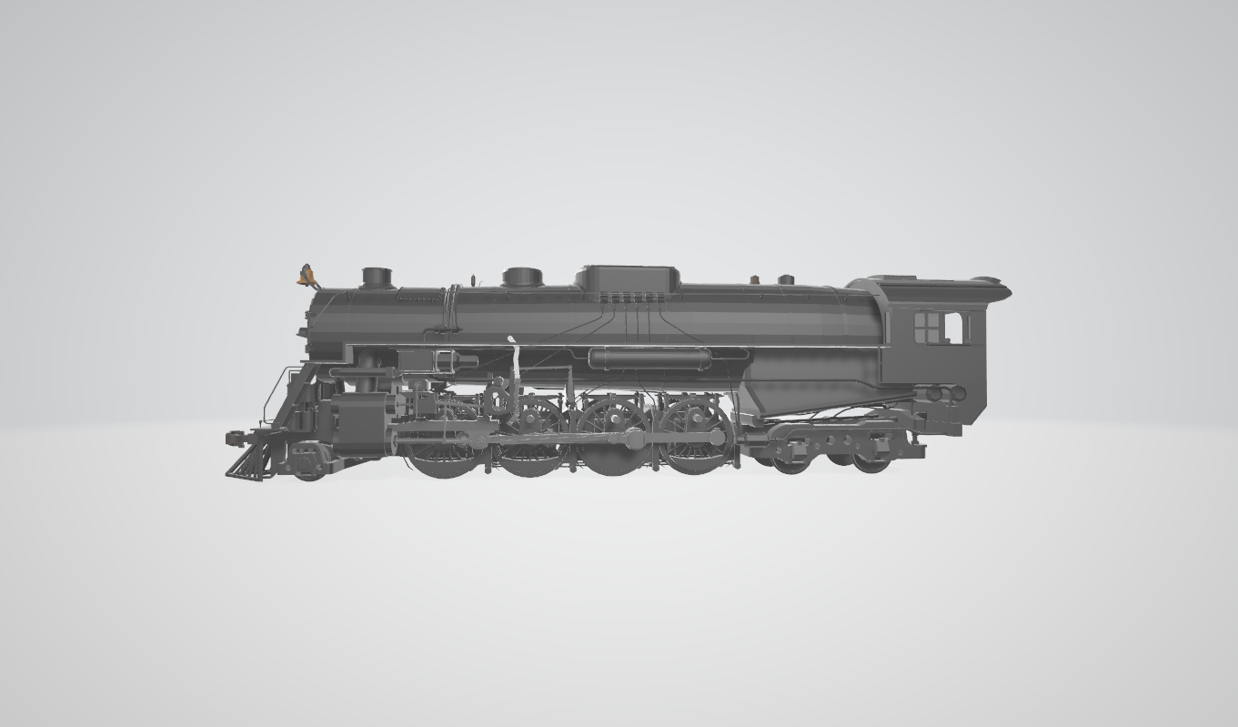 Steam Locomotive S3 Berkshire - Steam locomotive 3D model