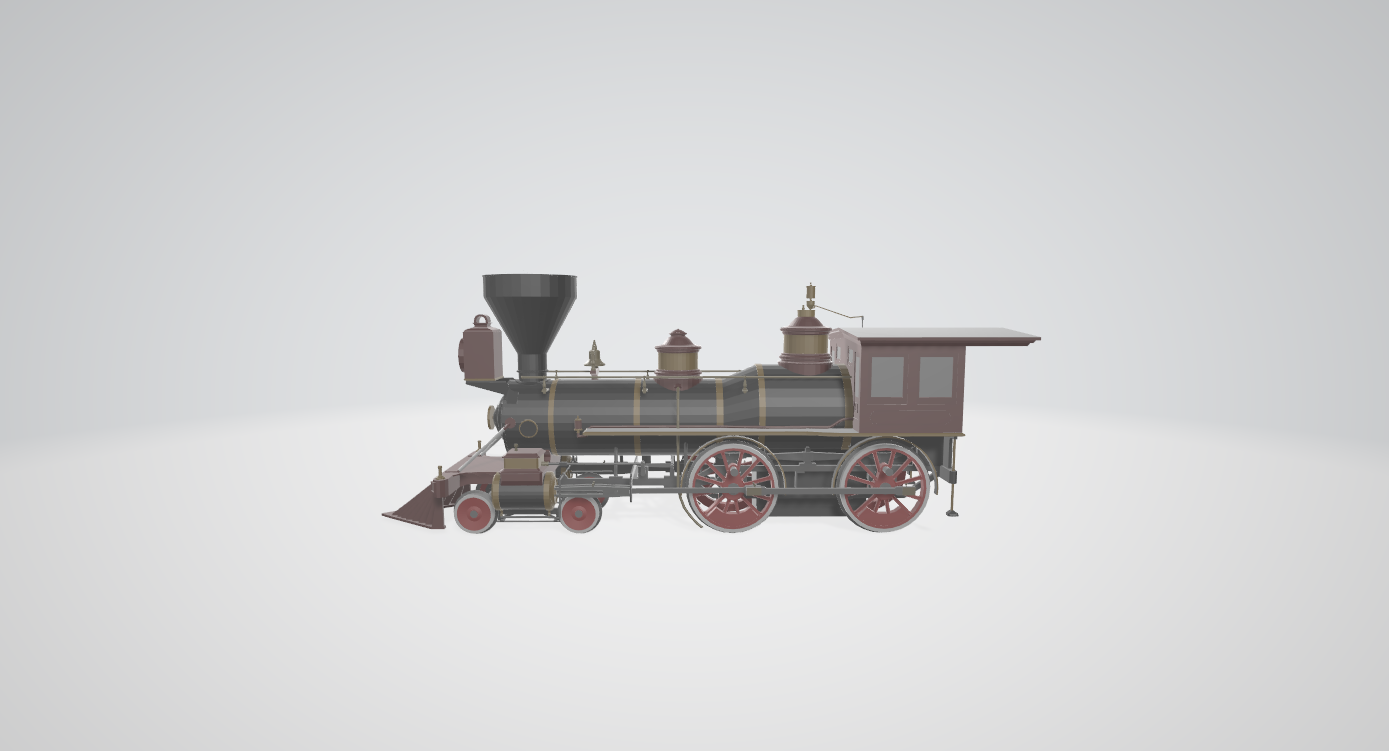 Steam Locomotive VT 440 - Steam locomotive 3D model