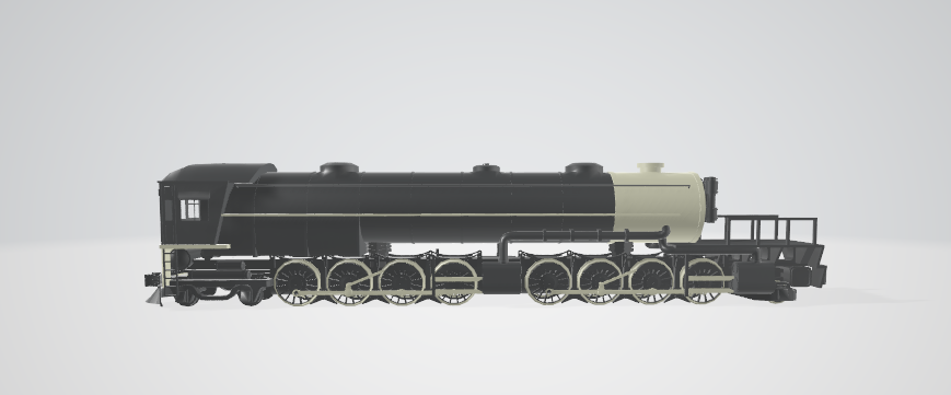 Steam Locomotive Cab Forward - Steam locomotive 3D model