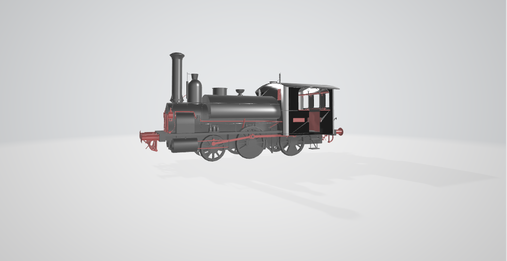 Steam Locomotive kkStB Reihe 289 - Steam locomotive 3D model